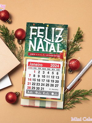 Mini calendário natal mod.0001