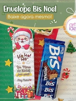 Porta chocolate natal