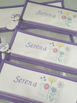 Saquinho maternidade flor kit com 4 unidades