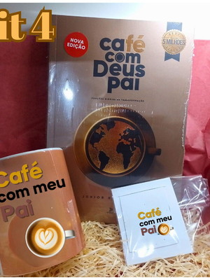 Kit café com meu pai caneca personalizada