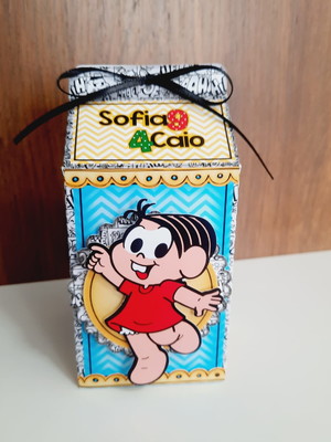 Caixa milk - turma da monica