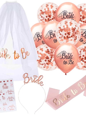 Kit balões festa despedida de solteira noiva decoração véu
