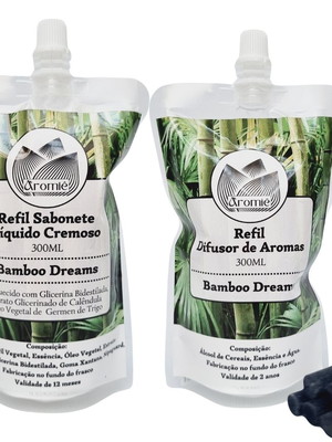 Kit refil 250ml difusor de aromas + sabonete liquido