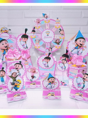 Kit 60 lembrancinhas agnes