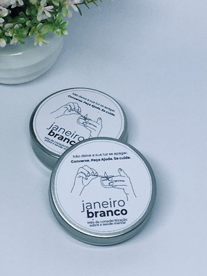 Latinha vazia janeiro branco