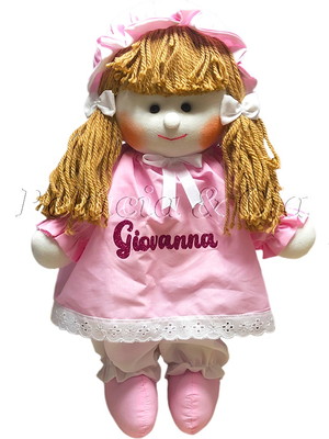 Boneca de pano ou ursa com nome