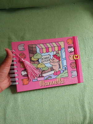 Caderno de desenho bobbie goods,livro de colorir bobbie good