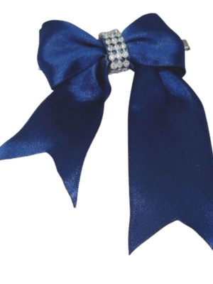 Laço de cabelo azul