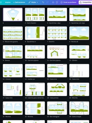 Pack de moldes para personalizados editáveis