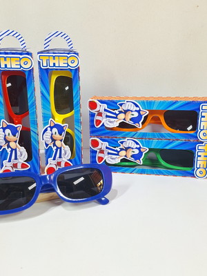 Óculos na caixa personalizada - sonic