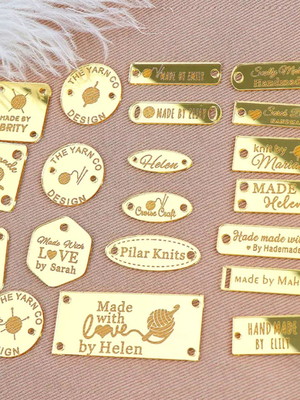 Etiquetas personalizadas de acrílico tags