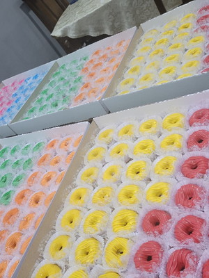 Mini cake donuts personalizado