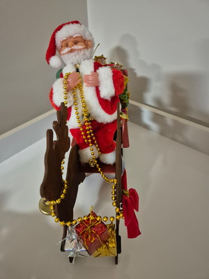 Papai noel no trenó