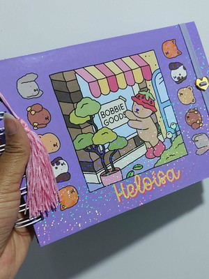 Caderno de desenho bobbie goods,livro de colorir bobbie good