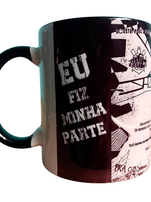 Super caneca presente meu certificado lembrança com chaveiro