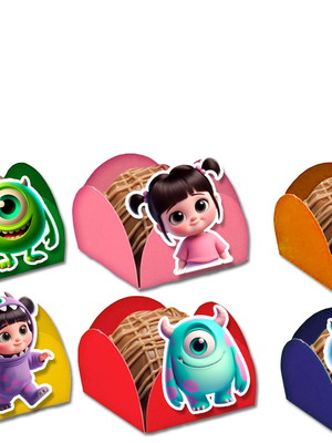 Forminhas para doces monstros sa