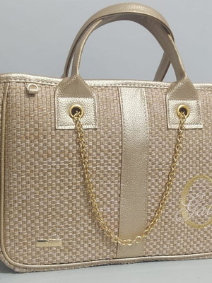 Bolsa da mamãe m com correntes