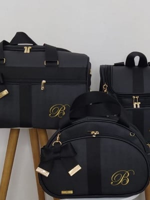Kit de bolsas de maternidade bolsa gg,mochila e bolsa média