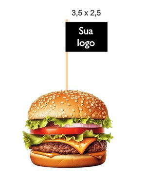 Bandeirinha para sanduíches 2000 unidades