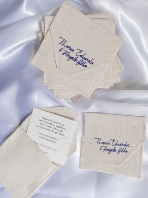 Envelope de algodão 10x10 - personalizados