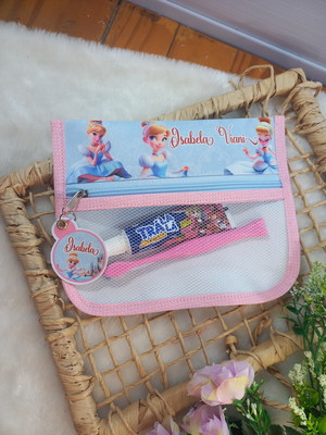 Estojo, higiene bucal personalizado kit escolar