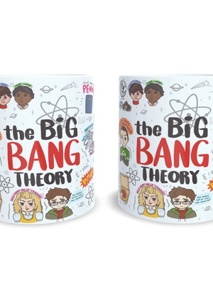 Caneca the big bang theory doodles