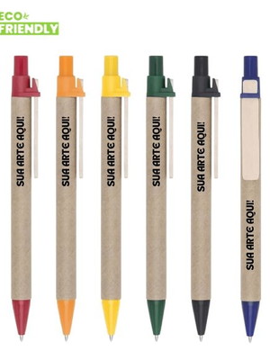 Caneta ecológica reciclada