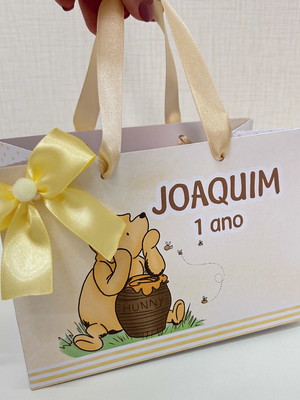 Sacolinha ursinho pooh