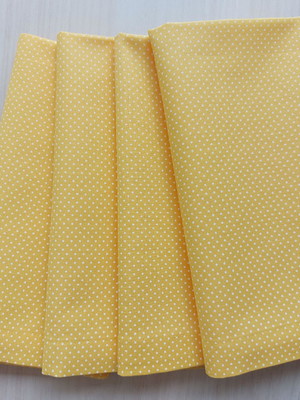 Guardanapo poa amarelo kit com 2