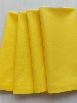 Guardanapo amarelo kit com 2
