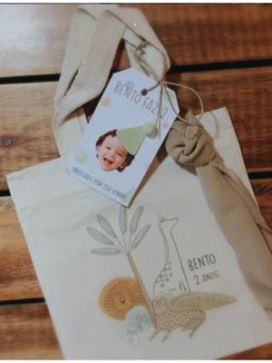 Eco bag de algodão cru personalizada (baby bag)
