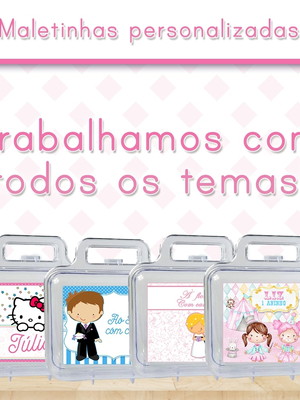 Maleta acrílica personalizada