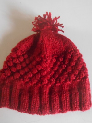Gorro em tricô