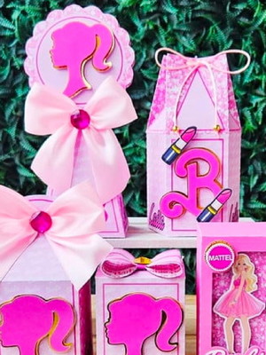 Kit personalizado da barbie 30 itens
