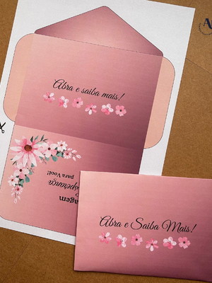 Envelope personalizado - arquivo digital