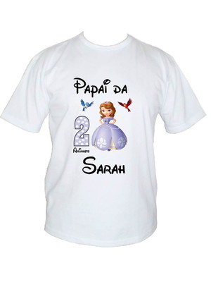Kit com 3 camisetas personalizadas da abelhinha
