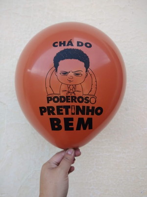Bexigas personalizadas poderoso chefinho