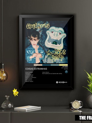 Quadro a4 spotify exclusive os cabides coisas estranhas
