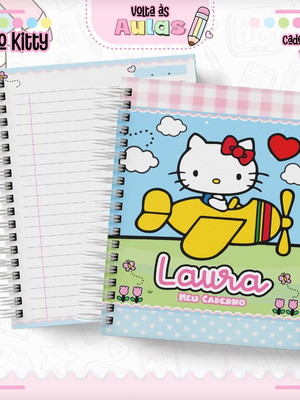 Caderno hello kitty