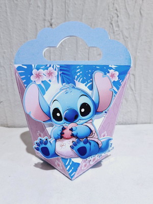 Caixa com alça - stitch