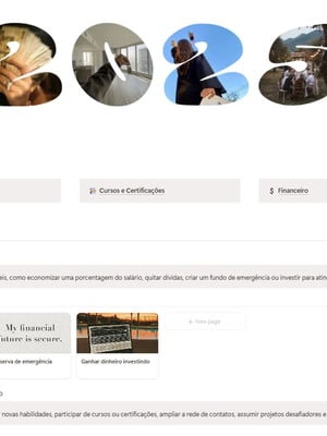 Vision board 2025 | planejamento | template notion | planner