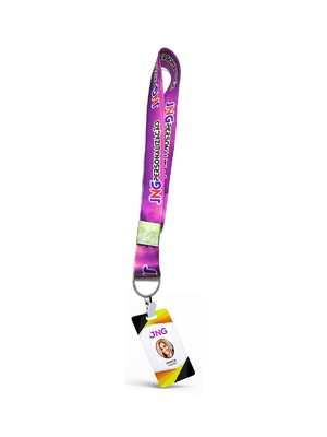 Cordão com crachá personalizado pacote com 20 unidades