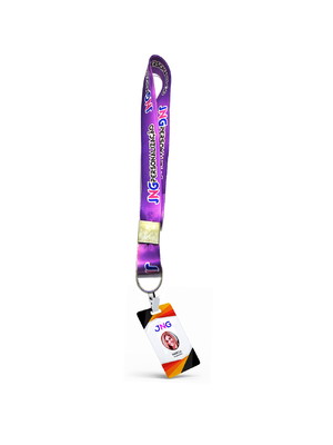 Cordão personalizado com crachá kit com 45 peças