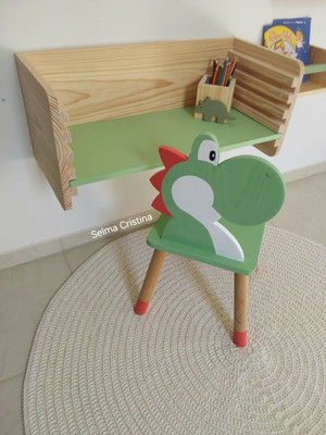 Kit escrivaninha + cadeirinha infantil