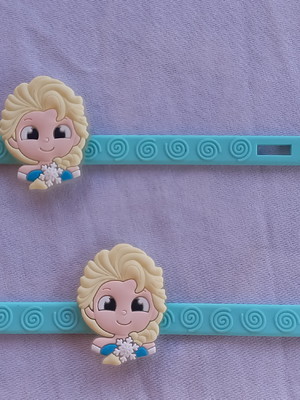 Pulseira frozen elsa anna e olaf - lembrancinha