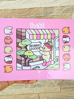 Livro colorir bobbie goods 100 desenhos folha grossa