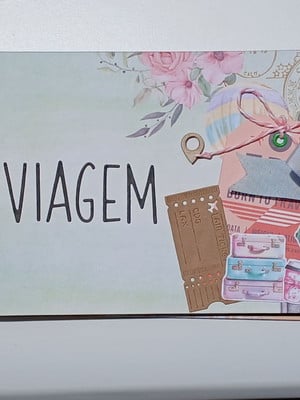 Álbum de viagem personalizado