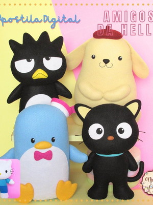 Apostila digital amigos da hello kitty