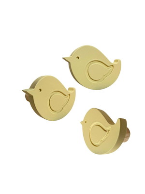 3 ganchos cabideiro pássaro cute com asa