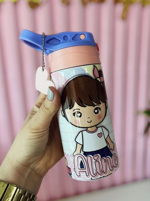Garrafa squeeze térmica kids personalizada